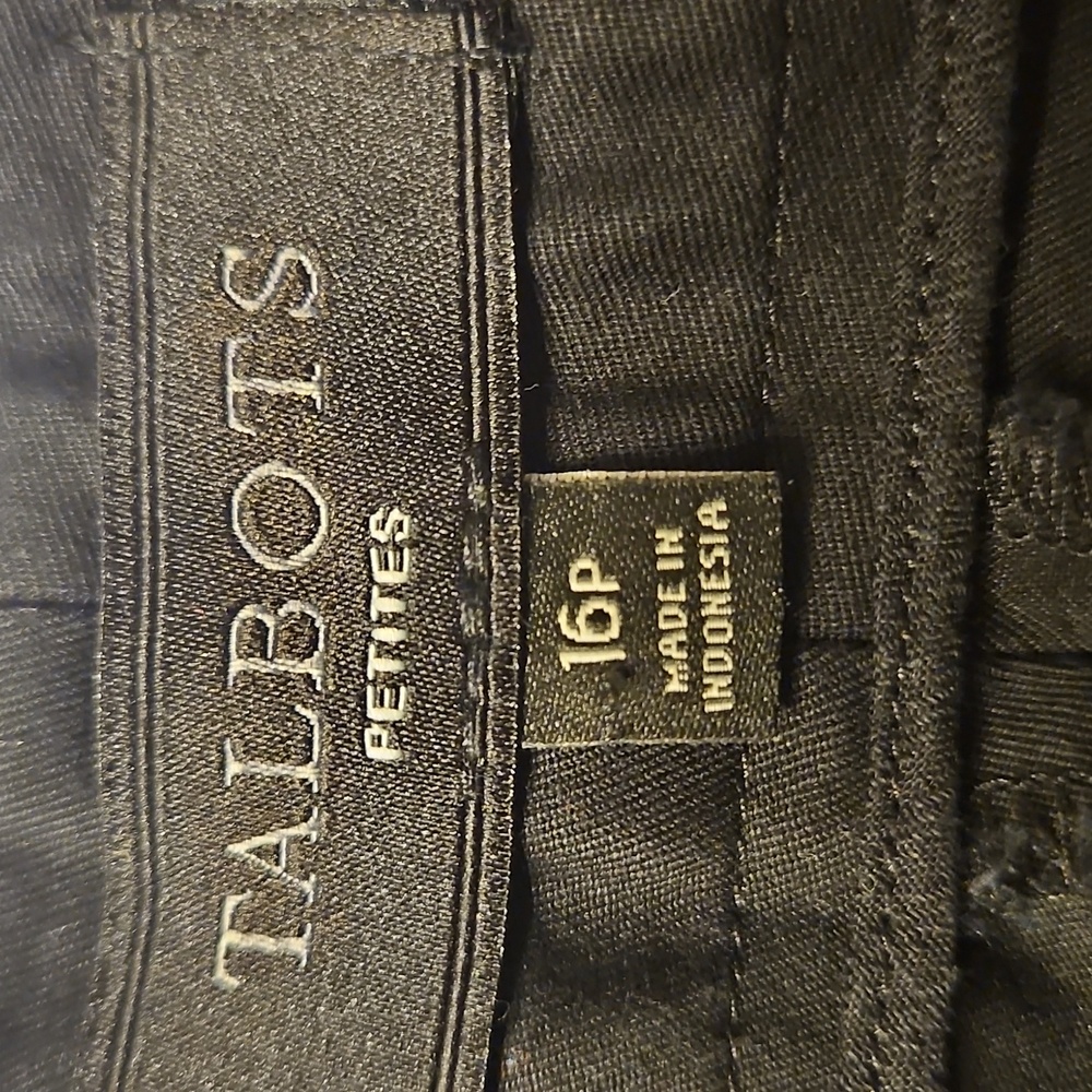 Talbots Black Classic Shorts Versatile Cotton Blend